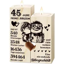 luxuskollektion Kerzenständer Holz Braun