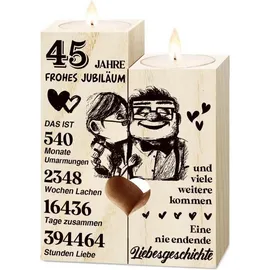 luxuskollektion Kerzenständer Holz Braun
