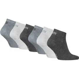 Puma Sneakersocken 6er Pack Grau 47-49