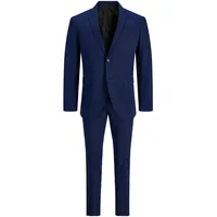 JACK & JONES Franco Anzug Medieval Blue / Super Slim Fit 50