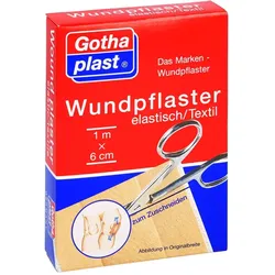Gothaplast Wundpflaster elastisch 1mx6cm geschnitten