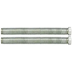 BWT Trinkwasser-Anschluss-Set 11876 DN 50, 2 Edelstahlwellrohrschläuche, 800 mm lang