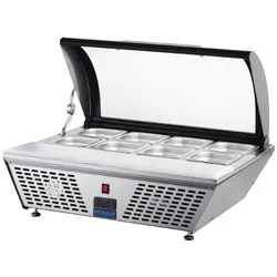 Polar G-Serie Energieeffizienter Tischkühlvitrine 4x GN 1/3