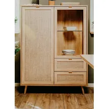 furn.design Highboard 102 x 139 cm Beige