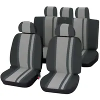 CARTREND Unitec Newline 14-teilig, Grau/Schwarz