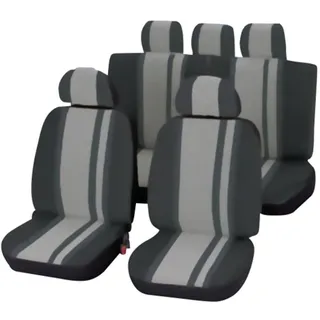 CARTREND Unitec Newline 14-teilig, Grau/Schwarz