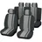 CARTREND Unitec Newline 14-teilig, Grau/Schwarz