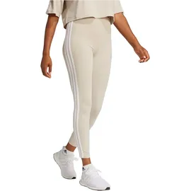 adidas Essentials 3-Streifen Cotton Damen Tights, grau - S