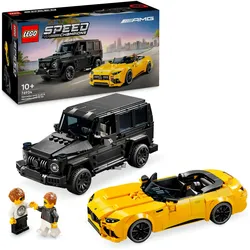 LEGO® Konstruktionsspielsteine »Mercedes-AMG G 63 & Mercedes-AMG SL 63 (76924), LEGO Speed Champions«, (808 St.), Made in Europe LEGO® bunt