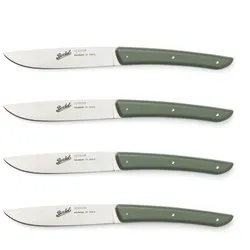 BERKEL Steakmesser grün, 4er-Set, hochwertige Schneidemesser von Berkel