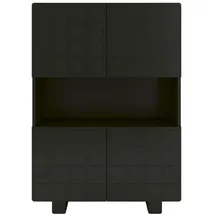 skandica Highboard 84,3 x 120 cm Schwarz