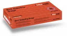 Meditrade Nitril StellarGrip Einmalhandschuhe, puderfrei, orange 1291XXL , 1 Packung = 50 Einmalhandschuhe, Größe XXL