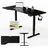 Juskys Höhenverstellbarer Schreibtisch Office Stand 160x75cm - elektrisch, Memory-Funktion - Schwarz