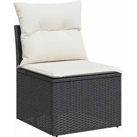 vidaXL Garten-Lounge-Set 8-tlg. schwarz