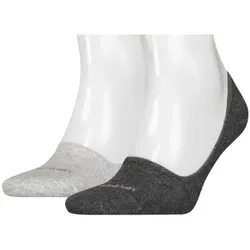 Calvin Klein 2P Lucca No Show Sock Dunkelgrau Gr 39/42 Herren