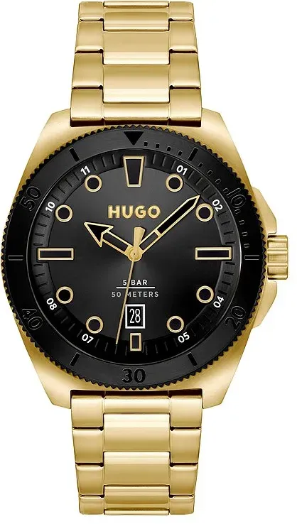 Hugo Herrenuhr 1530304 - gold