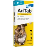 AdTab Kautabletten für Katzen, von 2 bis 8 kg - 3 Tabletten