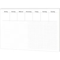 RNK Schreibunterlage Office - liniert & kariert weiß Papier 48,0 x 33,0 cm, 30 Blatt