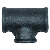 Riegler T-Stück 130, Rot, Rp 1/2, Rp 3/8, Temperguss schwarz