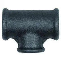 Riegler T-Stück 130, Rot, Rp 1/2, Rp 3/8, Temperguss schwarz