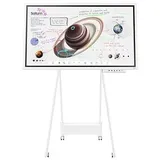 Samsung Flip Pro WM55B Flipchart 138,7 cm 55 Zoll inkl. STN-WM55R rotierbarer Rollenwagen & Tray CY-TF65BBC Anschlussbox