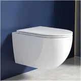 Rainsworth Hänge WC mit WC-Sitz Weiß
