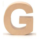 Glorex  Gmbh Papp Buchstabe g 17,5 x 5,5 cm Pappartikel