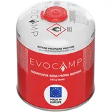 evocamp Propan Butan Gaskartuschen 450g Schraubkartusche Eurogewinde 7/16", Ventilkartusche 809 ml für Weber Grills Q100/1000-Serien,