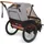 Bobike 2-in-1-Kinderanhänger grau