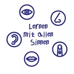 Pädagogik Holzstempel - Lernen mit allen Sinnen(50x50mm)