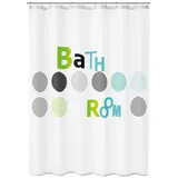 KLEINE WOLKE Duschvorhang Bathroom 180 x 200 cm mint