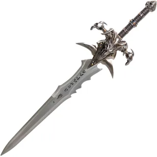 Swords and more Frostmourne Schwert Replik - Lich King Frostmourne Schwert Replikat 106 cm, Gaming Deko, Schwert aus Metall für Wow Cosplay, Deko Schwert & Gamer Geschenk