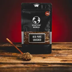 Kratom World RED KRATOM ZERKLEINERT 10g
