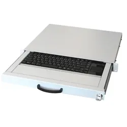 Aixcase AIX-19K1UKUSTP-W, Verkabelt, USB, Weiß