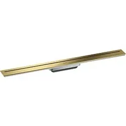 hansgrohe Drain Duschrinne 42521990 800mm, Fertigset, frei im Raum, polished gold optic