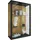VCM Wandvitrine Udina M 80 x 60 x 25 cm Schwarz