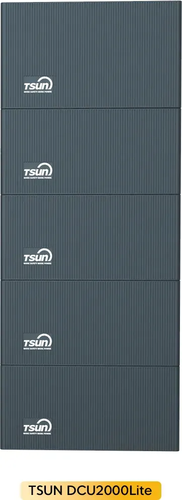 TSUN DCU2000Lite Solarspeicher für Balkonkraftwerke, by Powerness - 10kWh / Ohne 800W TSUN Wechselrichter / Standardversand