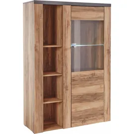 OTTO home Vitrine Larona 100 x 37,1 x 145 cm Braun