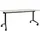Beliani Zusammenklappbarer Schreibtisch Cavi 160 cm) 60 cm mit Rädern