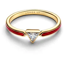 Pandora 164211C01 Damen-Ring Marvel Iron Man Goldfarben, 60/19,1
