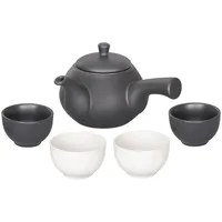 tea4chill Teeservice 5-tlg. schwarz/weiß