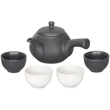 tea4chill Teeservice 5-tlg. schwarz/weiß