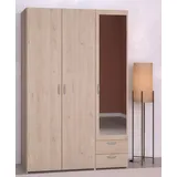 Parisot Drehtürenschrank Daily 120 x 185 x 51 cm Braun