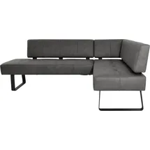 K+W Komfort & Wohnen Eckbank Spider II Schwarz 195 x 88 x 165 cm