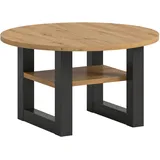 xonox.home Seattle Grau Eiche 75 x 42 x 75 cm