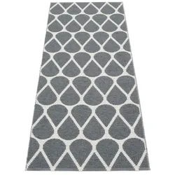 pappelina Otis Outdoor-Teppich - granit / fossilgrau 70 x 200cm