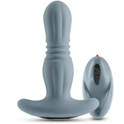 Vibrierender Analplug NS Novelties Gemini Grau