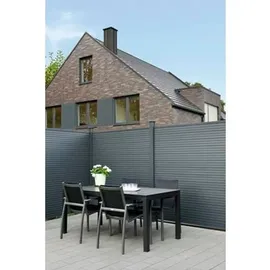 OSMO Sichtschutzelement 180 x 179 cm Lärche Aluminium