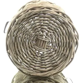 Van der Leeden Rattan Übertopf Ø 50 x 45 cm Grau