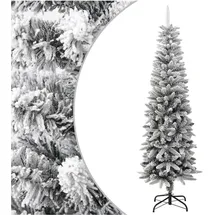 vidaXL Künstlicher Weihnachtsbaum Beschneit Grün 180 cm